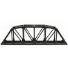 18′ Through Truss Bridge Kit w/Code 100 Track -- Black, HO Atlas Model Railroad Co. 888
