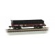 Old-Time Wood Gondola - Ready to Run -- United States Military Railroad 203 (red, black), N Bachmann Industries 15454