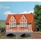 Half-Timber Wismar Bridge House -- Laser-Cut Kit - 6-15/16 x 5-1/2 x 5-1/2′ 17.6 x 14 x 14cm, HO Busch Gmbh & Co Kg 1656