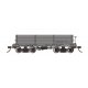 18′ Wood Low-Side Gondola 2-Pack - Spectrum(R) -- U.S.A. 100501, 100705 (gray), On30 Bachmann Industries 26532
