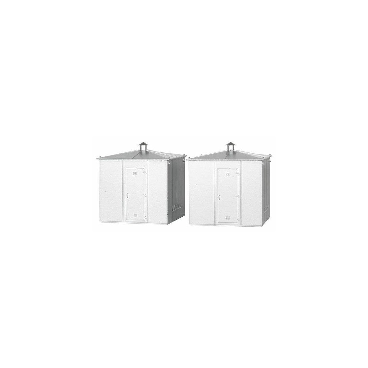 Trackside Equipment Buildings -- Kit - pkg(2), HO Bachmann Industries 42220
