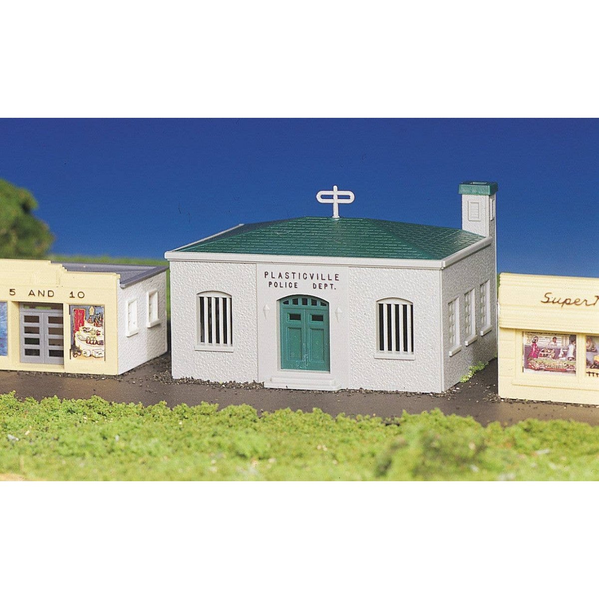 Plasticville Classic Kit - Police Station, HO Bachmann Industries 45145