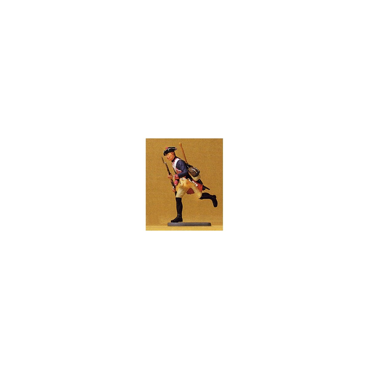 Prussian Army Circa 1756, 7th Infantry 1/24 Scale -- Musketeer Running, 1/24 Preiser Kg 54136