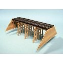 Common Pile Trestle -- Build Straight or Curved - Kit - 6 x 2′ High 15 x 5cm High, HO, Blair Line 167