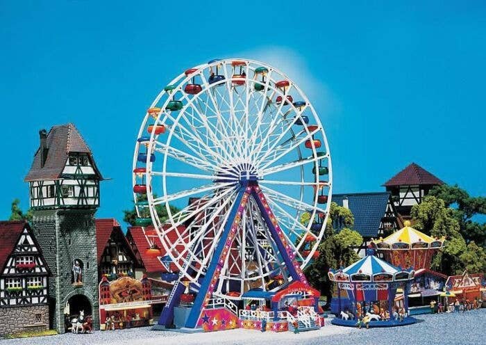 Ferris Wheel -- Kit - 8 x 5-13/16 x 8-13/16′ 20 x 13 x 22cm, N, Faller Gmbh 242312
