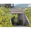 Underpass - Kit -- 10-7/16 x 3-3/8 x 2-3/4′ 26.5 x 8.5 x 7cm, HO Busch Gmbh & Co Kg 1409