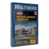 Art Deco Highway Underpass -- Kit - 13-7/8 x 11 x 6′ 35.2 x 27.9 x 15.2cm, HO, Walthers Cornerstone 3190
