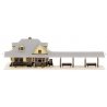 Passenger Station -- Kit - 3-1/4 x 2-1/4′ 8.25 x 5.7cm, N Atlas Model Railroad Co. 2841