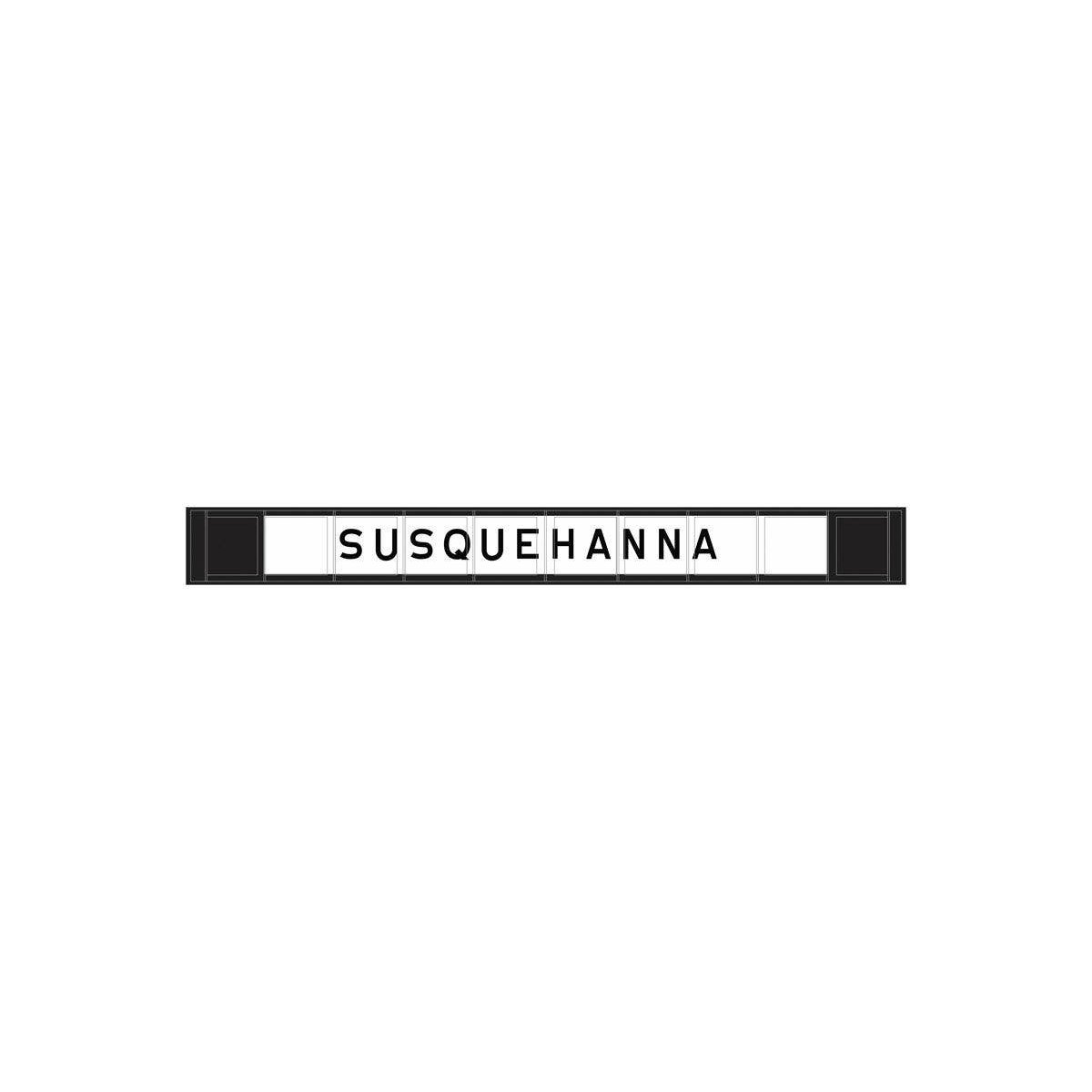 Decorated Plate Girder Bridge w/Code 100 Track -- Kit - New York, Susquehanna & Western (white, black), HO Atlas Model Railroad 