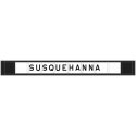 Decorated Plate Girder Bridge w/Code 100 Track -- Kit - New York, Susquehanna & Western (white, black), HO, Atlas Model Railroad
