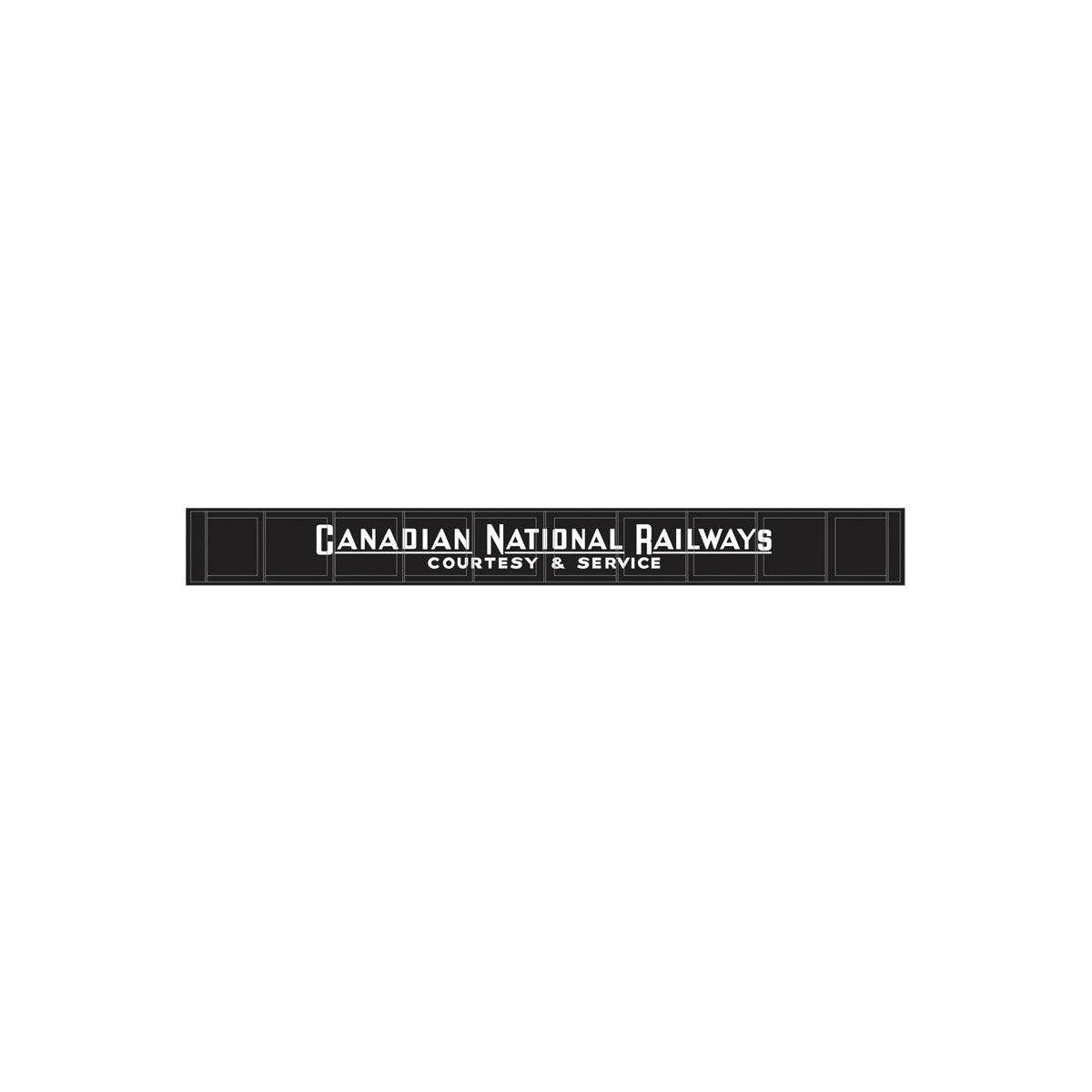 Decorated Plate Girder Bridge w/Code 100 Track -- Kit - Canadian National (black, white), HO Atlas Model Railroad Co. 70000037