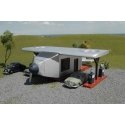 Airplane Gas Station -- Assembled - 6-1/8 x 6-3/4 x 2′ 15.6 x 17.2 x 5.1cm, HO, Bachmann Industries 35201