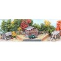 The Shack Pack -- Kit - 3 Different Shacks, HO, Bar Mills LLC 992