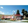 Clark Oil Gas Station -- 1-1/2 x 2-1/2′ 3.8 x 6.3cm (structure only), N Blair Line 87