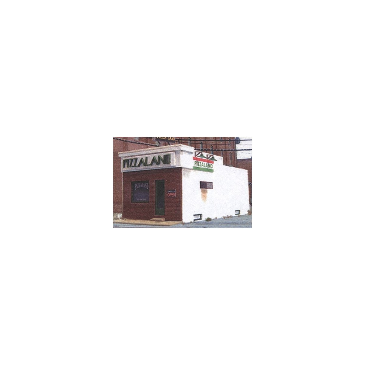 Laser-Cut Structure Kits -- Pizzaland - 1-1/4 x 2-3/16′ 3.1 x 5.5cm, N Blair Line 96