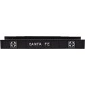 Decorated Plate Girder Bridge w/Code 100 Track -- Santa Fe (black, white), HO, Atlas Model Railroad Co. 893