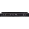 Decorated Plate Girder Bridge w/Code 100 Track -- Santa Fe (black, white), HO Atlas Model Railroad Co. 893