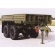 Military - Modern US Army/NATO - Trailers -- M1095 MTV 2-Axle Flatbed (Composite Kit), HO Trident Miniatures 81013