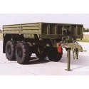 Military - Modern US Army/NATO - Trailers -- M1095 MTV 2-Axle Flatbed (Composite Kit), HO, Trident Miniatures 81013