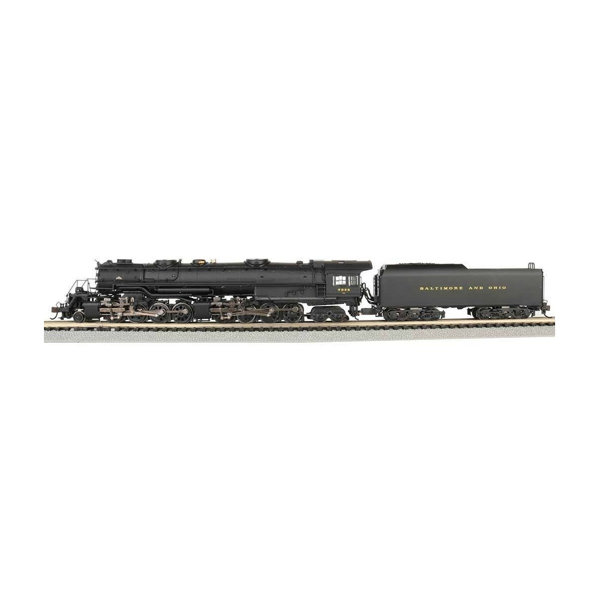 Class EM-1 2-8-8-4 Late Small Dome - Econami Sound and DCC - Spectrum(R) -- Baltimore & Ohio 7628 (black), N, Bachmann Industrie