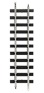 Steel Alloy Track with Plastic Ties - Straight -- pkg(4), G, Bachmann Industries 94511