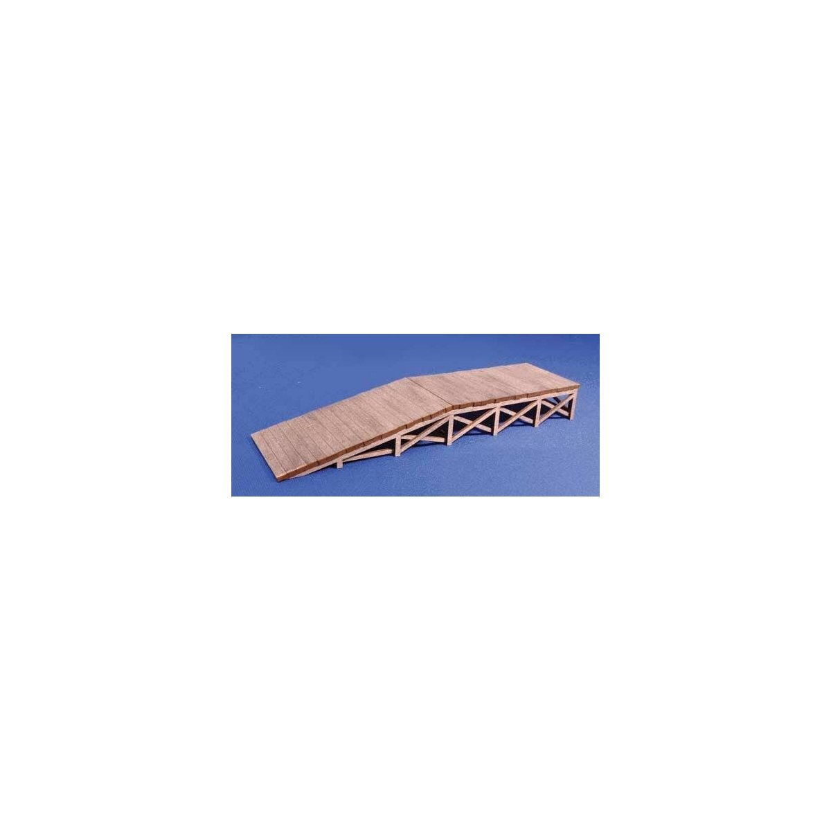 Laser-Cut Wood Kit -- Loading Ramp pkg(3) Each: 5-3/4 x 1-1/2′ 14.6 x 3.8cm, HO Blair Line 1743