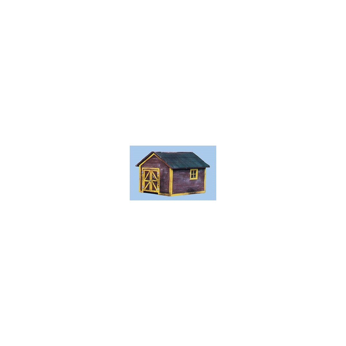 Section Car Toolhouse -- 2-1/8 x 1-3/4′ 5.3 x 4.4cm, HO Blair Line 175