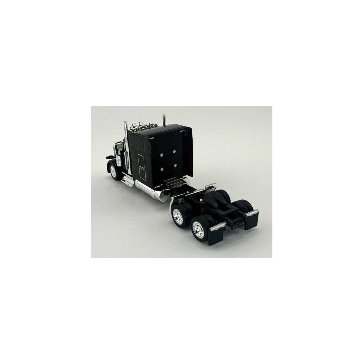 Peterbilt 589 Stand-Up Sleeper-Cab Semi Tractor - Assembled -- Black, HO, HO Logistics Replicas 589095