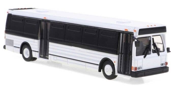 Grumman 870 Transit Bus - Assembled -- Painted, Unlettered (white), HO, Iconic Replicas 870406