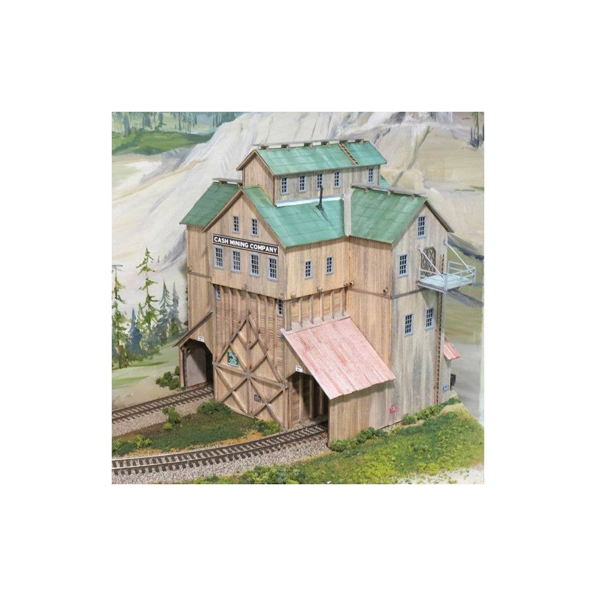 Cash Mine Works Ore House -- Kit - 7-1/2 x 8-1/2′ 18.7 x 21.3cm, HO Blair Line 186