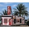 Fred & Red`s Hamburgers -- Kit - 2 x 4-1/2` 5 x 11.2cm, HO, Blair Line 190