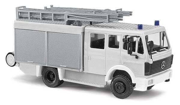 1994 Mercedes-Benz MK 1224 Fire Truck - Kit -- Undecorated, HO, Busch Gmbh & Co Kg 60271