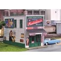 Green Door Lounge -- Laser-Cut Wood Kit - 2 x 5′ 5.1 x 12.7cm, HO, Blair Line 2008