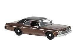 Dodge Monaco - Assembled -- Copper, Black, HO, Brekina Automodelle 18152