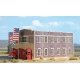 Clinker Block Fire Station -- Laser-Cut Wood Kit - 7-1/2 x 4-9/16 x 4-3/16′ 19.1 x 11.6 x 10.6cm, HO Busch Gmbh & Co Kg 9732
