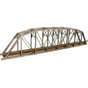 200` Single-Track Heavy-Duty Laced-Parker-Truss Bridge -- Kit - 28-1/4 x 3` 71.8 x 7.6cm, HO, Central Valley 1901