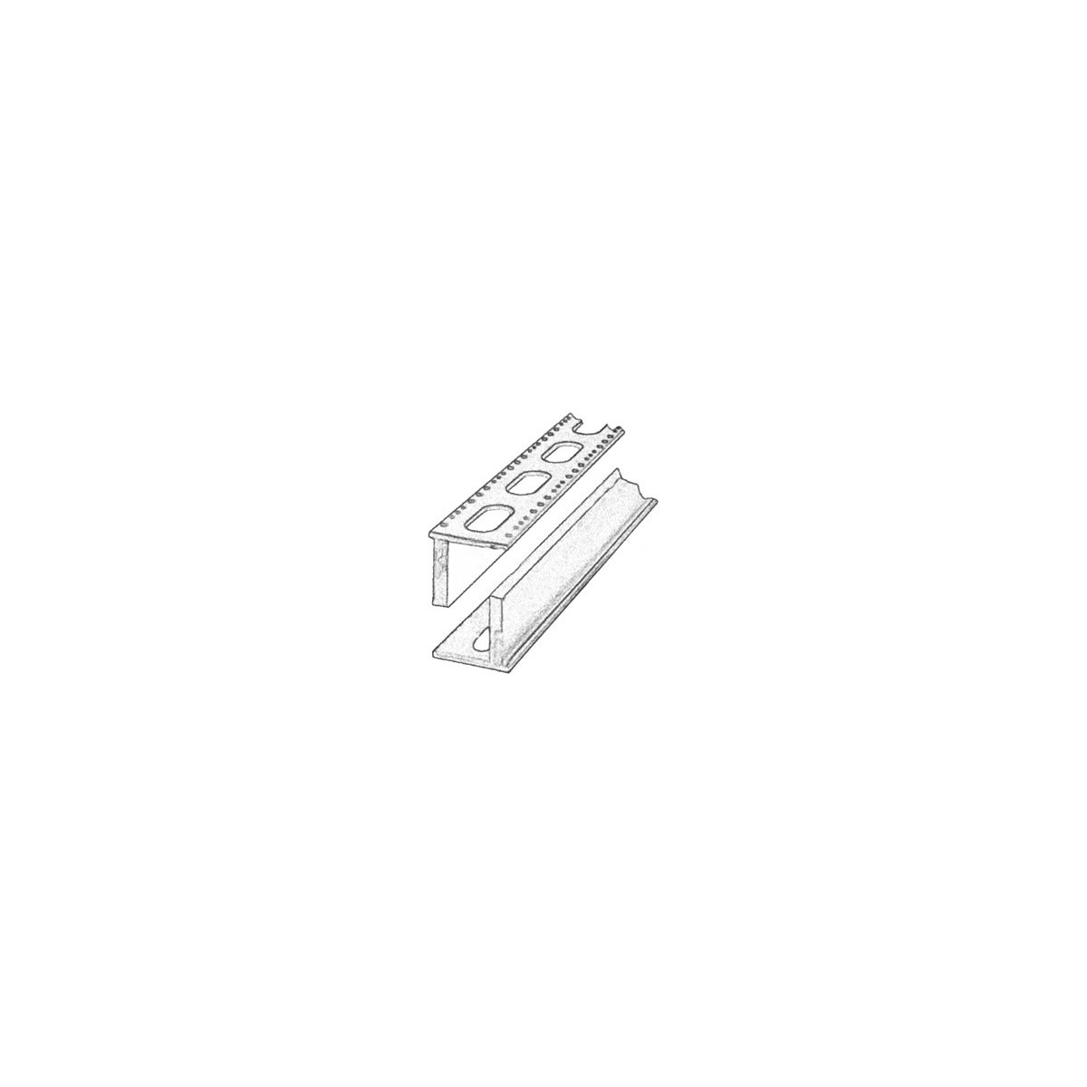 Punchplate Bridge Girders -- Kit - 5-7/8′ 14.9cm Long pkg(10), HO Central Valley 19055