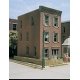 Townhouse 3 - Woodland Scenics DPM Landmark Structures(R) -- Kit - 2-1/2 x 4-1/4′ 6.4 x 11cm, HO Design Preservation Models 11