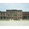 Townhouse Flats (Front Wall Only)- Woodland Scenics DPM Landmark Structures(R) -- Kit - 7-5/16 x 1/8′ 18.5 x 3.17cm, HO Design