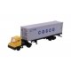 Tractor/Trailer -- Yard Tractor/Trailer w/40′ Cosco Container and Chassis, N, Kato USA Inc 31621