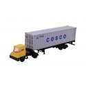 Tractor/Trailer -- Yard Tractor/Trailer w/40′ Cosco Container and Chassis, N, Kato USA Inc 31621