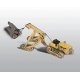 Hyster Logging Cruiser Crawler Tractor w/Tracked Log Carrier - Kit -- Undecorated Metal, HO, Woodland Scenics 246