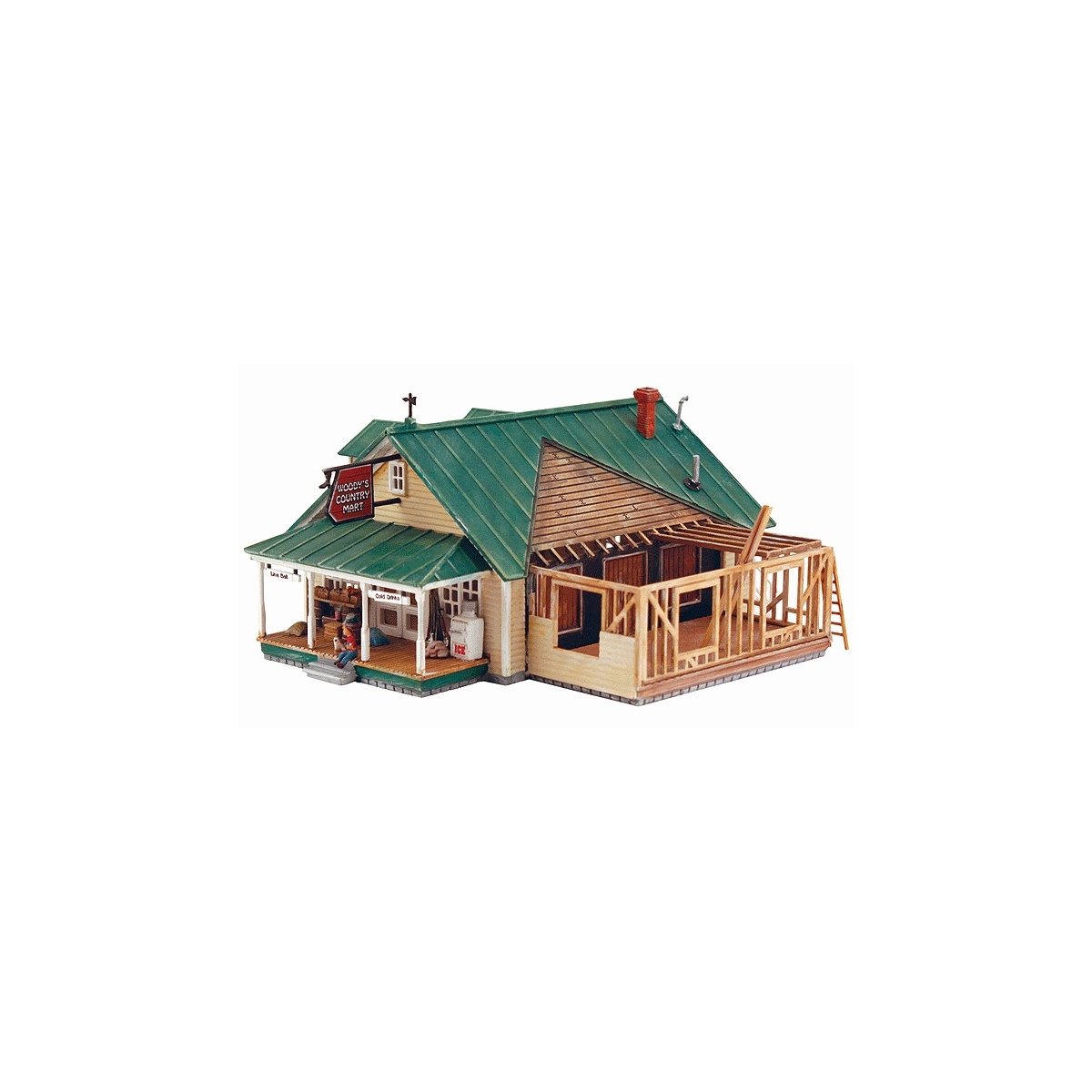 Woody′s Country Mart - DPM(R) Landmark Structures(TM) -- Kit, HO Design Preservation Models 12900