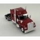 Kenworth 990 Stand-Up Sleeper-Cab Semi Tractor - Assembled -- Red, HO, HO Logistics Replicas 990085