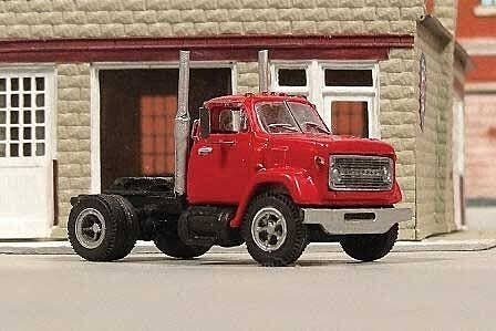 1966-1977 Chevrolet Single-Axle Tractor w/Low-Mount Cab & Short Hood - Resin K -- Undecorated, HO, SYLVAN SCALE MODELS V380