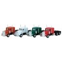 American Trucks - Tractor Only - Peterbilt -- Conventional w/Long Chassis, Sleeper & Dual Rear Axles - P, HO, Herpa Models 25233