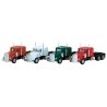 American Trucks - Tractor Only - Peterbilt -- Conventional w/Long Chassis, Sleeper & Dual Rear Axles - P, HO, Herpa Models 25233
