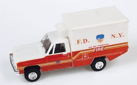 Chevrolet - Emergency -- Fire Department of New York (FDNY) Hazardous Materials Operations Unit, HO, Trident Miniatures 90139