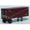 1954 Fruehauf Dura Van PRR 26′ Piggyback Trailer - Resin Kit, HO, SYLVAN SCALE MODELS T002