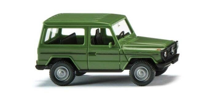 1979-1980 Mercedes-Benz G Class Short Wheelbase SUV - Assembled -- Green, HO, Wiking 27601